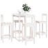 Set de bar 5 piezas madera maciza de pino