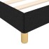 Cama sin colchón tela negro 160x200
