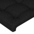 Cama sin colchón tela negro 160x200