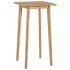 Set mesa y sillas de bar 3 pzas madera maciza