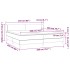 Cama box spring con colchón terciopelo rosa 200x200