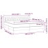 Cama box spring con colchón terciopelo gris claro 200x200