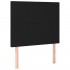 Cama box spring con colchón tela negro 90x200