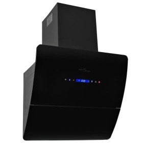 Campana extractora de pared acero inox negra 756 m³/h 60