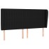 Cama box spring con colchón tela negro 160x200