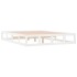 Estructura cama de madera maciza blanca super king 180x200