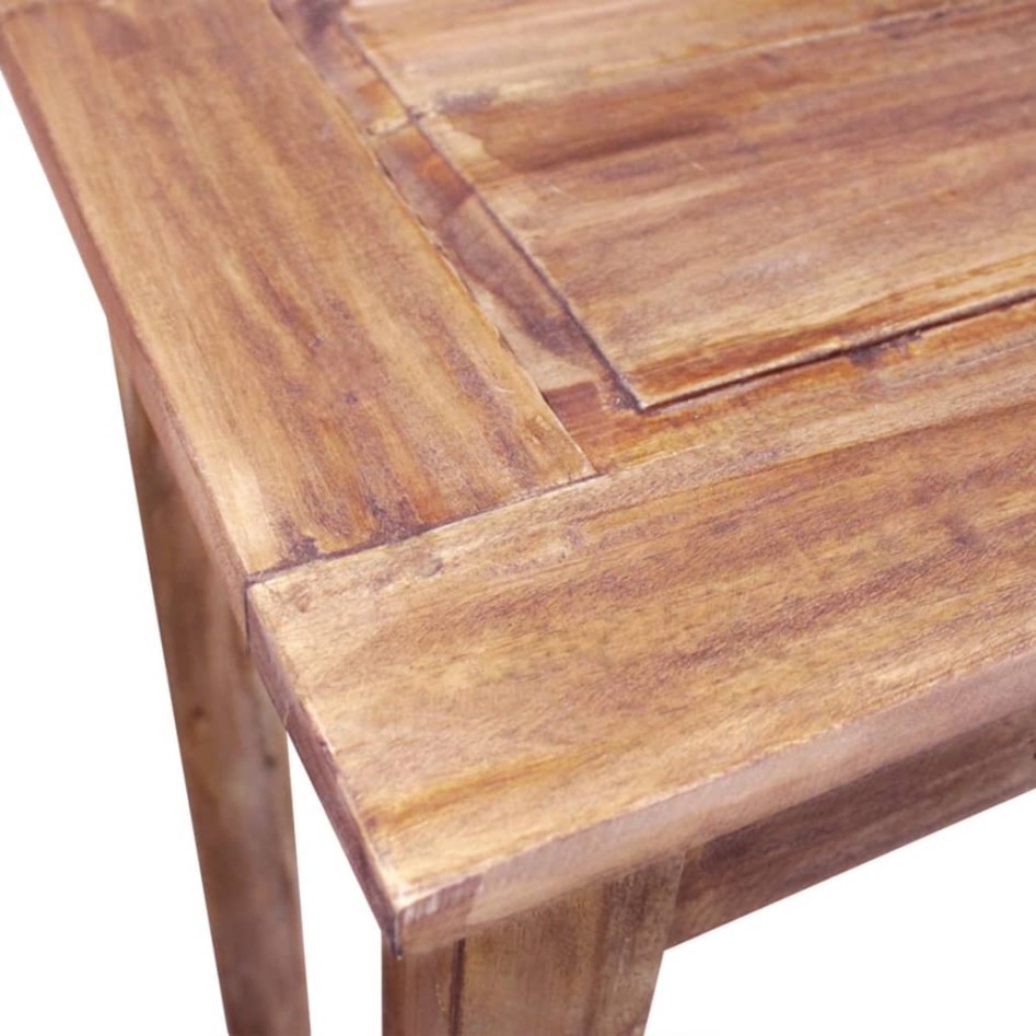 Mesa consola de madera maciza reciclada 123x42x75