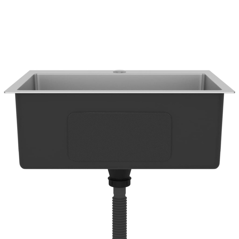 Fregadero de cocina hecho a mano de acero