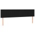 Cama box spring con colchón tela negro 160x200