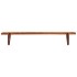 Estantes de pared 2 unidades madera maciza acacia 110x20x18
