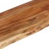 Estantes de pared 2 unidades madera maciza acacia 110x20x18