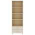 Aparador HAMAR madera de pino maciza marrón miel 60x35x180