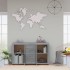 Aparador de madera contrachapada gris Sonoma 120x36x69