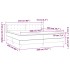 Cama box spring con colchón terciopelo rosa 200x200