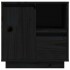 Mesitas de noche 2 uds madera maciza de pino negro 50x34x50