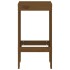 Taburetes de cocina 2 uds madera pino marrón miel 40x36x75