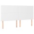 Cama box spring con colchón cuero sintético blanco 160x200