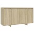 Aparador de madera contrachapada roble Sonoma 135x41x75