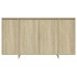Aparador de madera contrachapada roble Sonoma 135x41x75