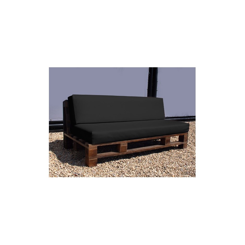 Sofá con estructura de palet