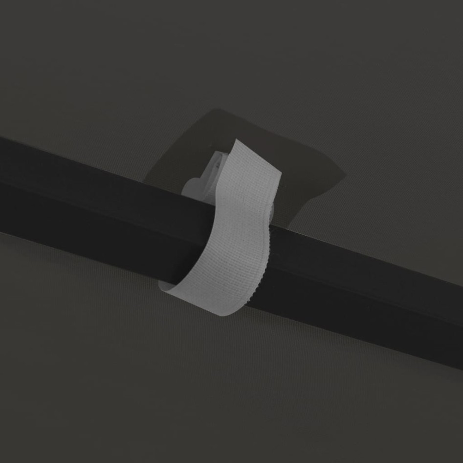 Cenador gris antracita 3x6