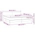 Cama box spring colchón y LED terciopelo rosa 200x200
