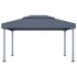 Cenador gris antracita aluminio 400x300