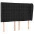 Cama box spring colchón y LED terciopelo negro 140x200