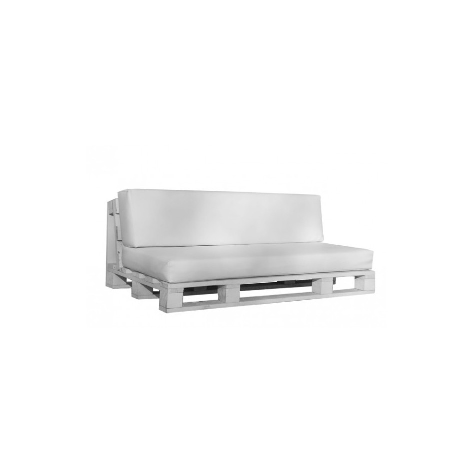 Sofá con estructura de palet