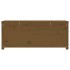 Caja almacenaje madera maciza pino marrón miel 110x50x45,5
