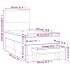 Cama box spring con colchón terciopelo verde oscuro 90x190