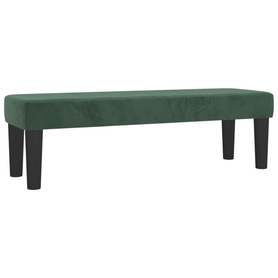 Cama box spring con colchón terciopelo verde oscuro 140x190