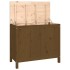 Baúl para colada madera maciza pino marrón miel 88,5x44x76