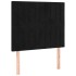 Cama box spring con colchón terciopelo negro 90x200