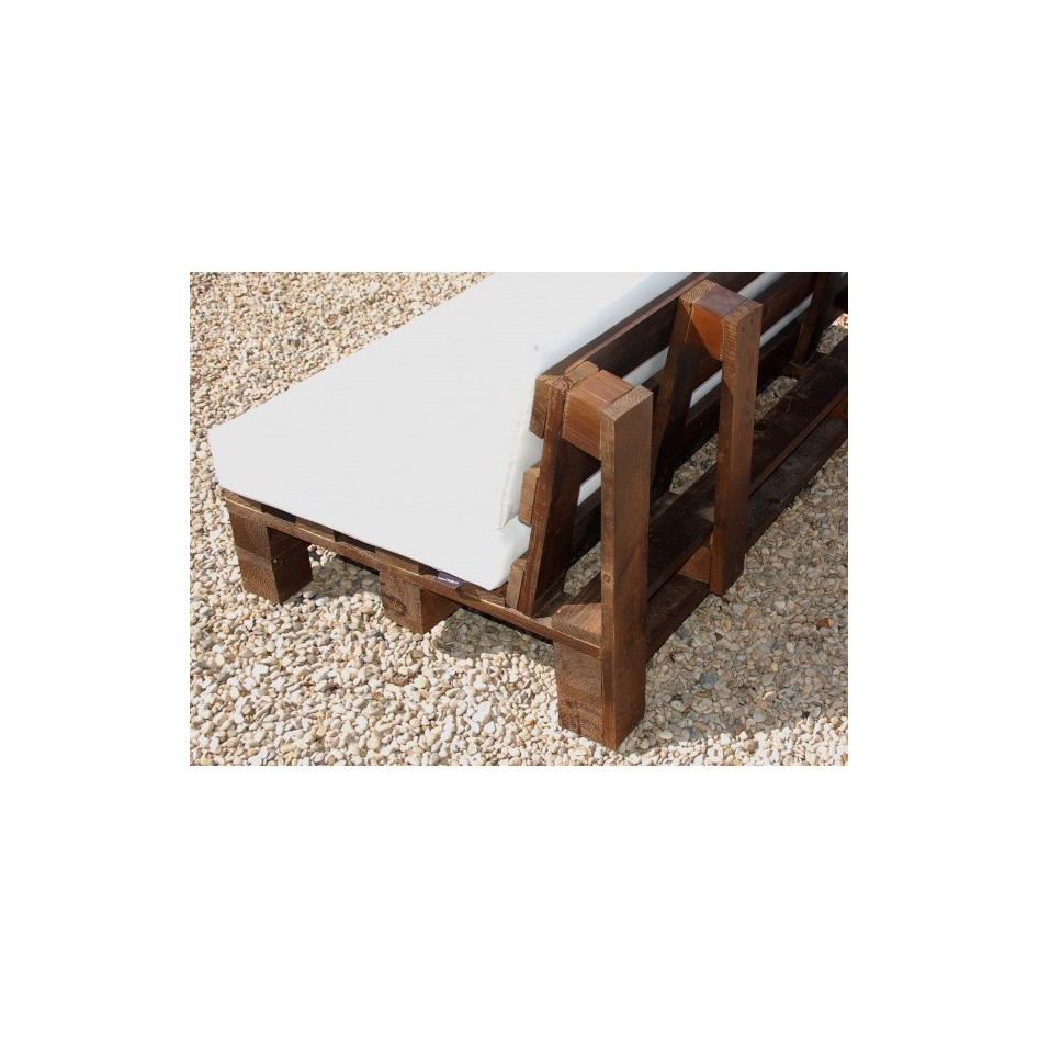 Sofá con estructura de palet