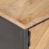 Mesa de centro de madera maciza de acacia 90x50x35