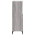 Aparador alto de madera contrachapada gris Sonoma 60x36x110