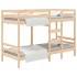 Cama litera sin colchón madera maciza de pino 90x200