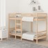 Cama litera sin colchón madera maciza de pino 90x200