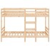 Cama litera sin colchón madera maciza de pino 90x200