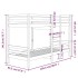 Cama litera sin colchón madera maciza de pino 90x200