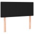 Cama box spring con colchón tela negro 100x200