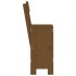 Taburetes de cocina 2 uds madera pino marrón 40x48,5x115,5