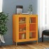 Armario de almacenamiento acero amarillo mostaza 80x35x101,5