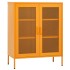 Armario de almacenamiento acero amarillo mostaza 80x35x101,5