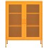 Armario de almacenamiento acero amarillo mostaza 80x35x101,5