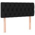Cama box spring con colchón tela negro 100x200