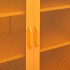 Armario de almacenamiento acero amarillo mostaza 80x35x101,5