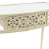 Mesa auxiliar estilo francés metal 82x39x76 cm
