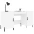 Escritorio madera de ingeniería blanco 140x50x75